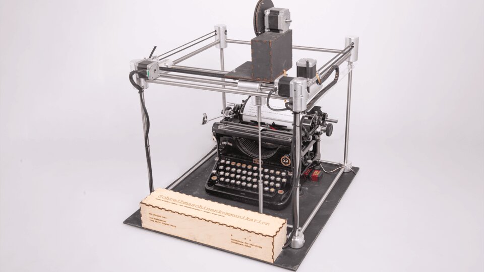 Visualisierung des Schreibmaschinen-Projekts
